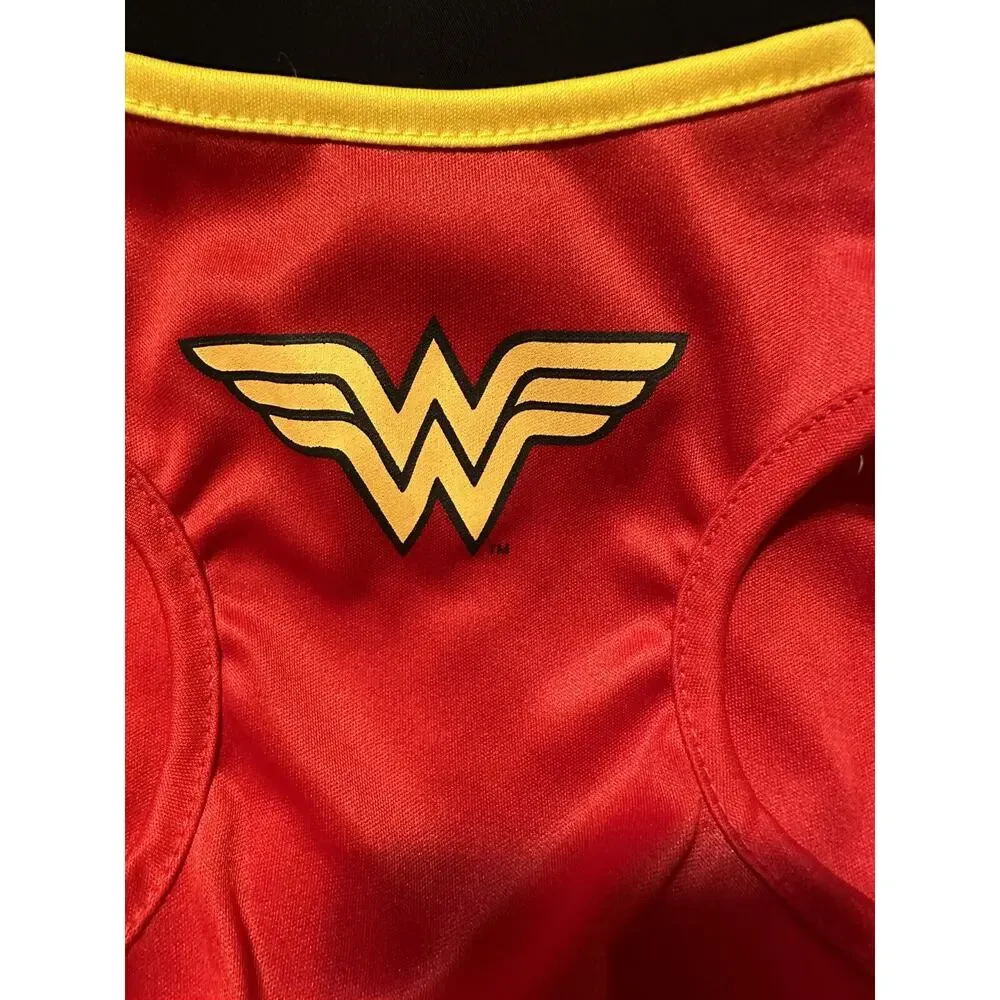 Wonder Women DC Comics Pet Halloween Puppy Dog Costume T-Shirt/Hoodie Size Large
